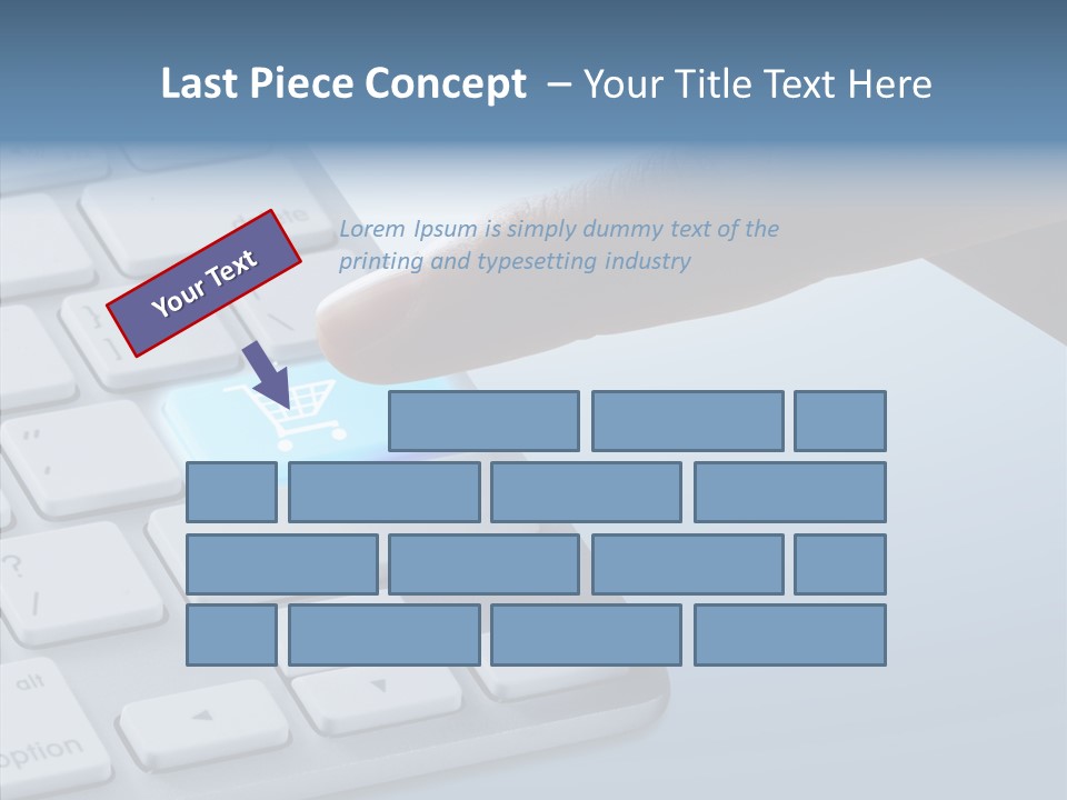 Purchase Background Key PowerPoint Template