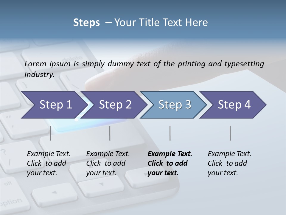 Purchase Background Key PowerPoint Template