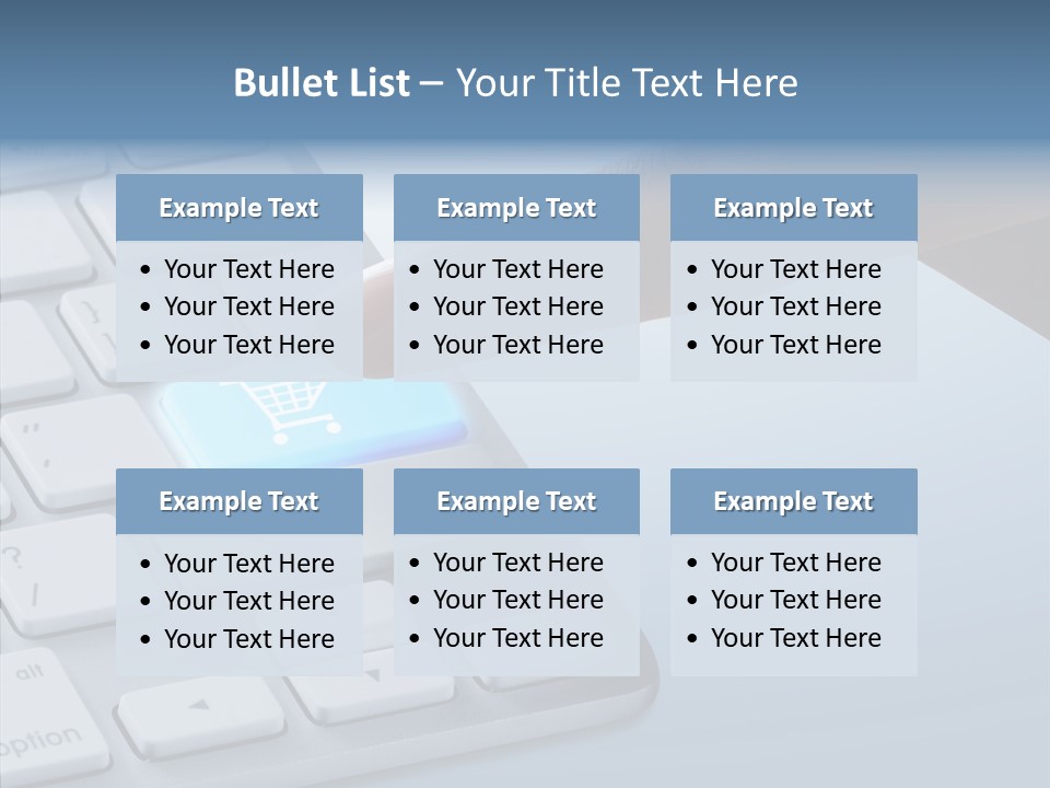 Purchase Background Key PowerPoint Template