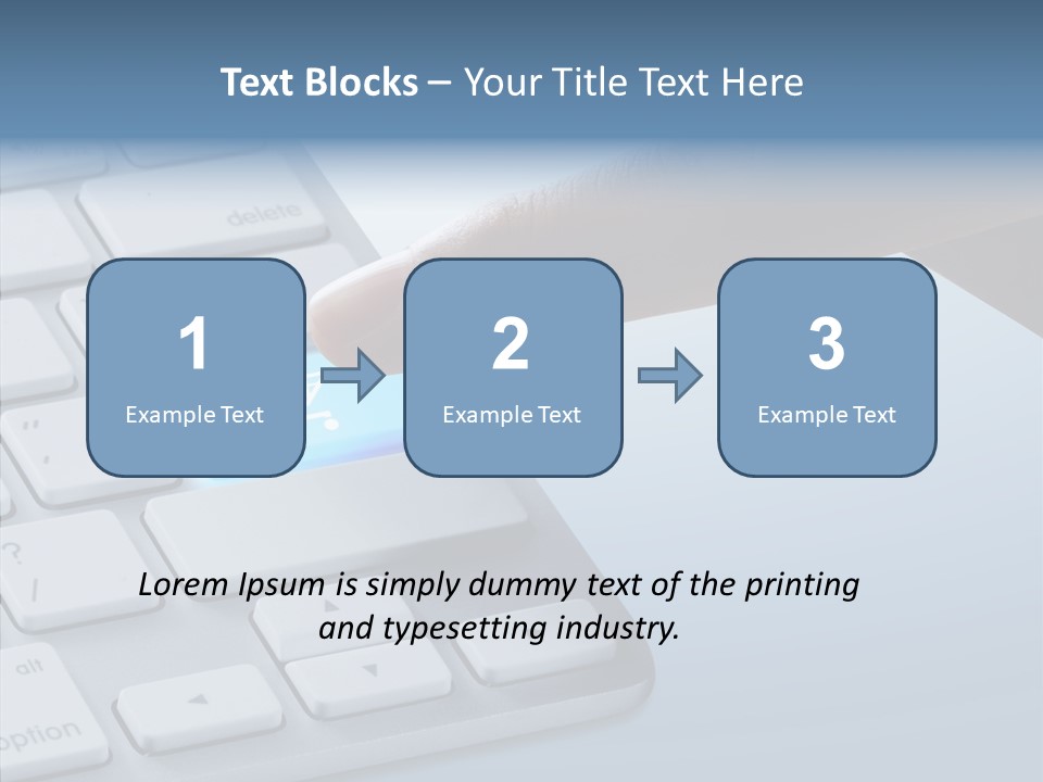 Purchase Background Key PowerPoint Template