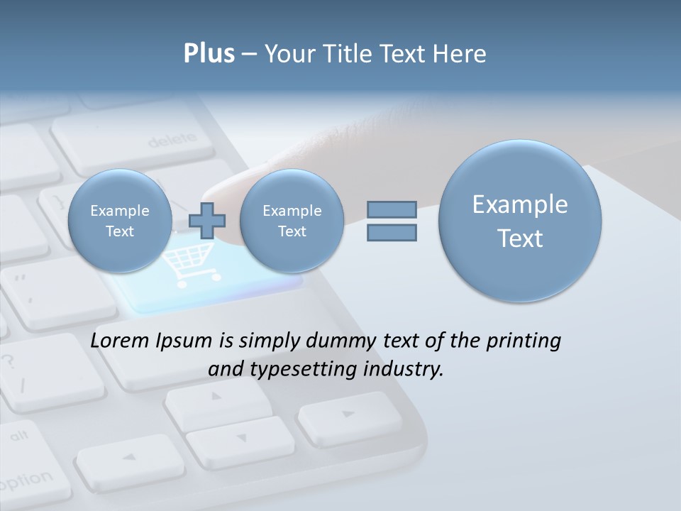 Purchase Background Key PowerPoint Template