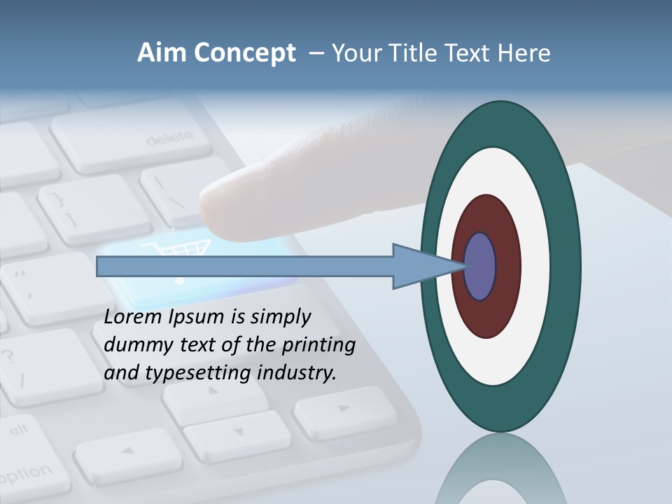 Purchase Background Key PowerPoint Template