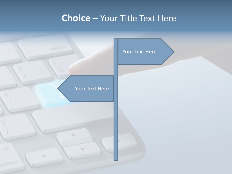 Purchase Background Key PowerPoint Template