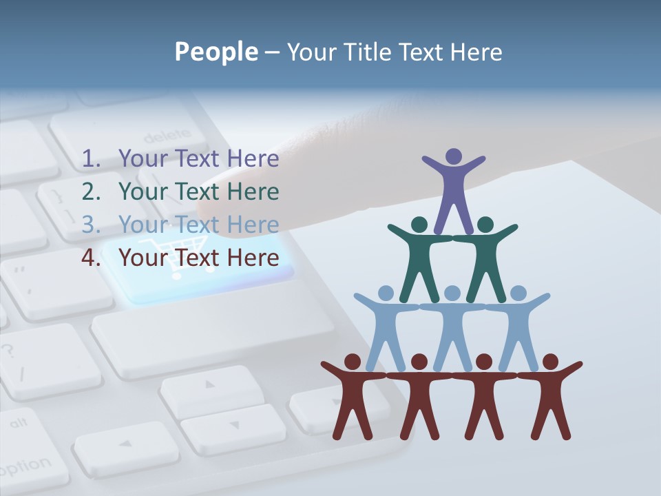 Purchase Background Key PowerPoint Template