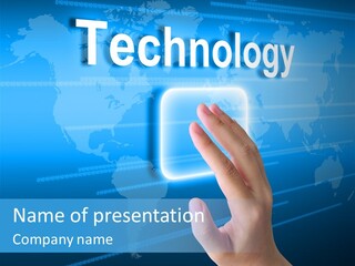 Network Technology Vision PowerPoint Template