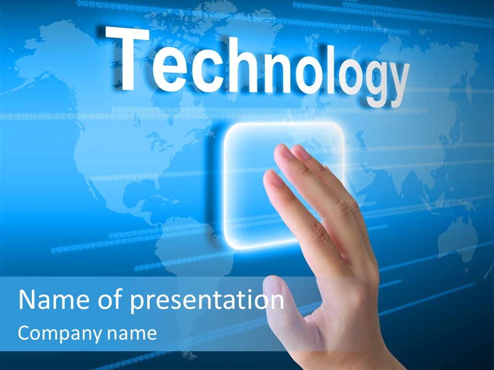 Network Technology Vision PowerPoint Template