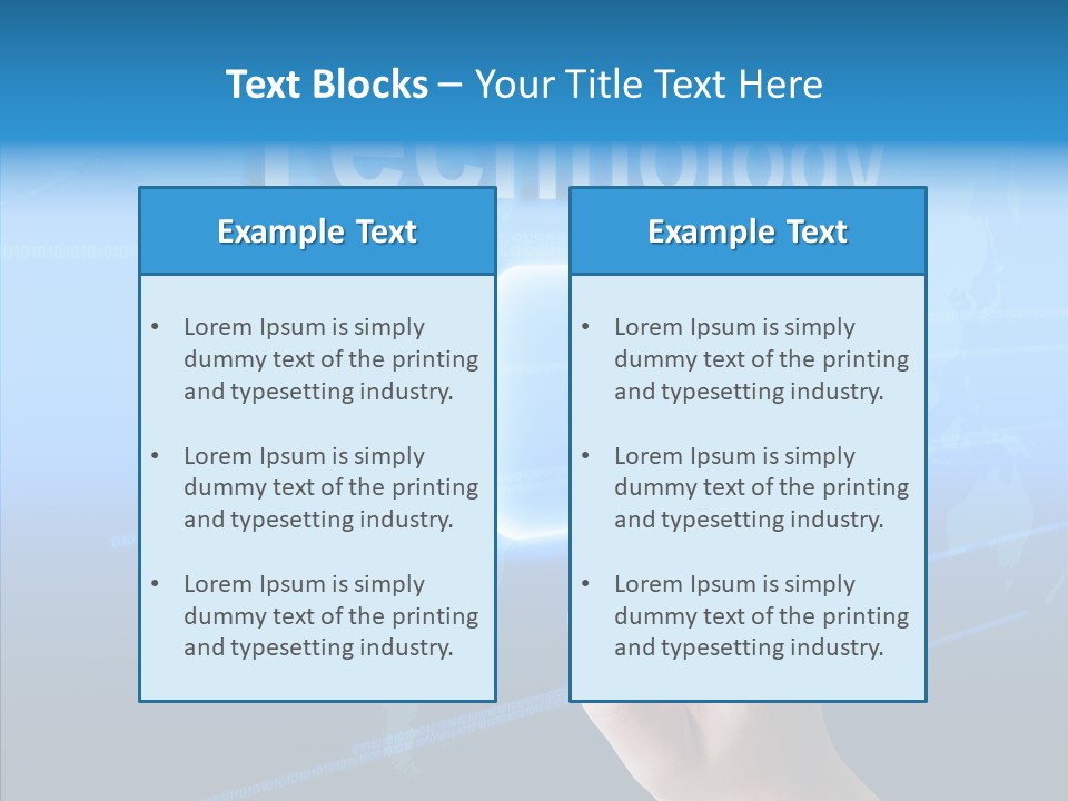 Network Technology Vision PowerPoint Template