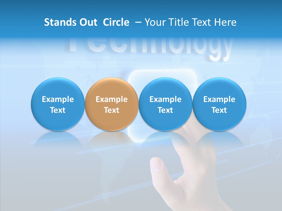 Network Technology Vision PowerPoint Template