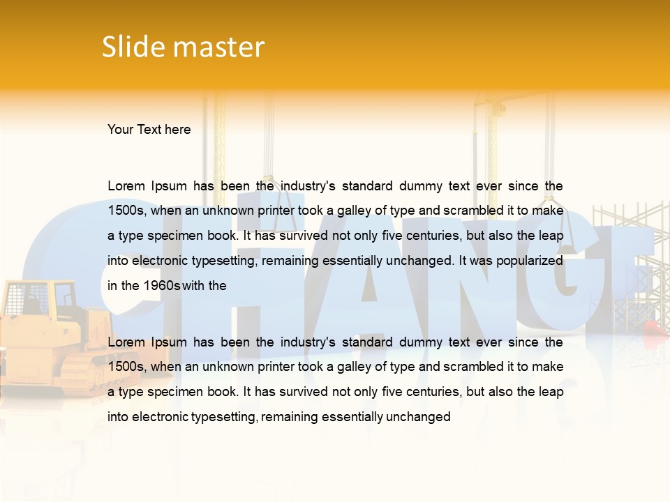 Skills Succeed Built Structure PowerPoint Template