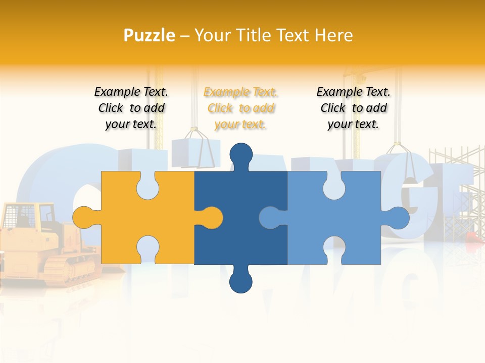 Skills Succeed Built Structure PowerPoint Template