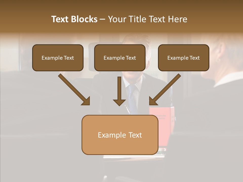 Suit Mature Law Firm PowerPoint Template
