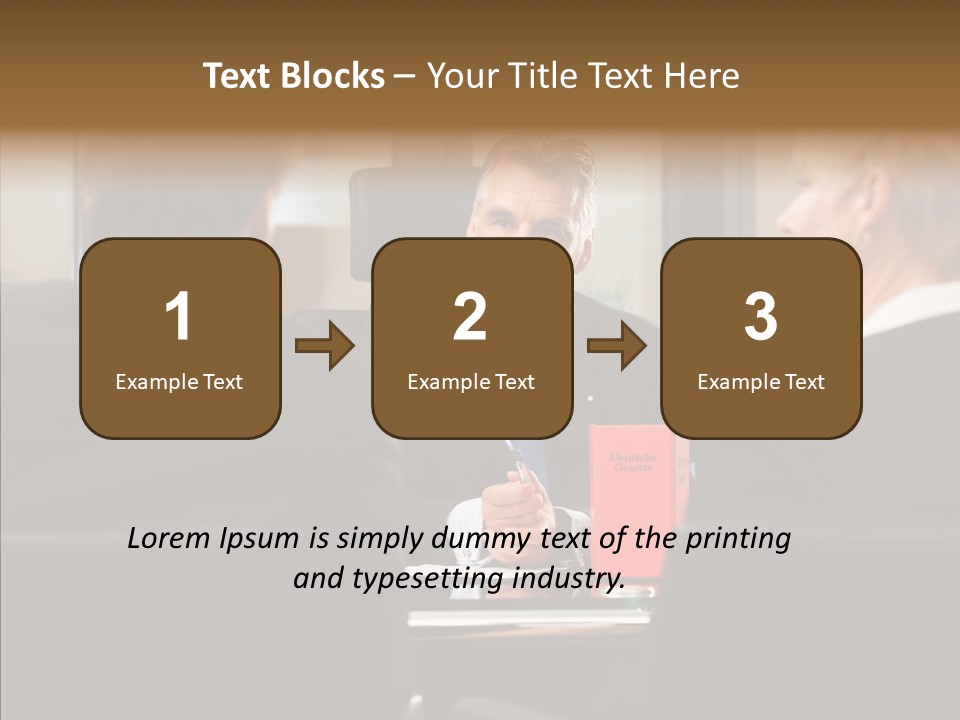 Suit Mature Law Firm PowerPoint Template