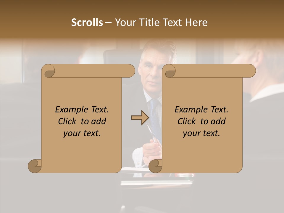 Suit Mature Law Firm PowerPoint Template