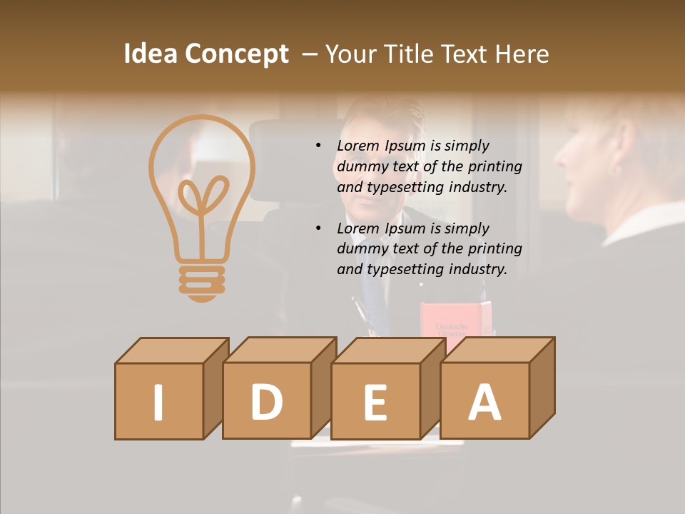 Suit Mature Law Firm PowerPoint Template
