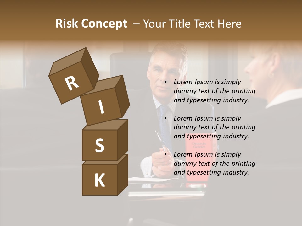 Suit Mature Law Firm PowerPoint Template