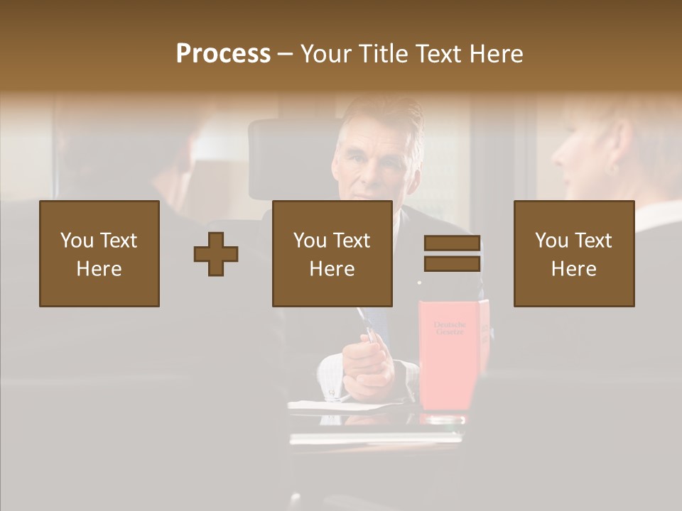 Suit Mature Law Firm PowerPoint Template