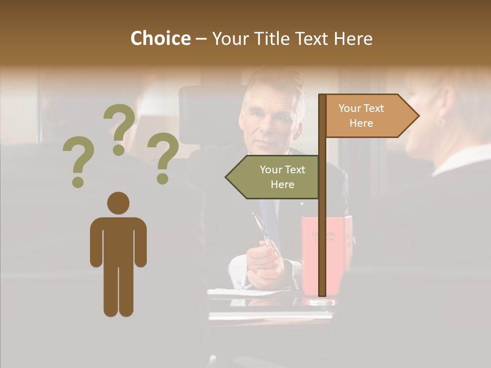 Suit Mature Law Firm PowerPoint Template