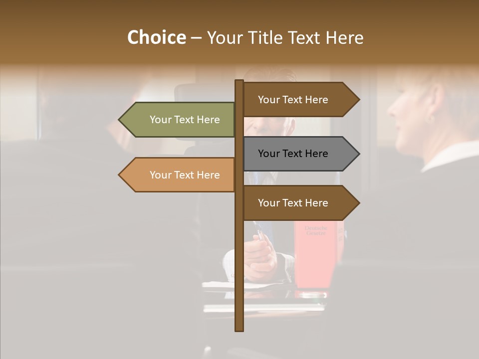 Suit Mature Law Firm PowerPoint Template