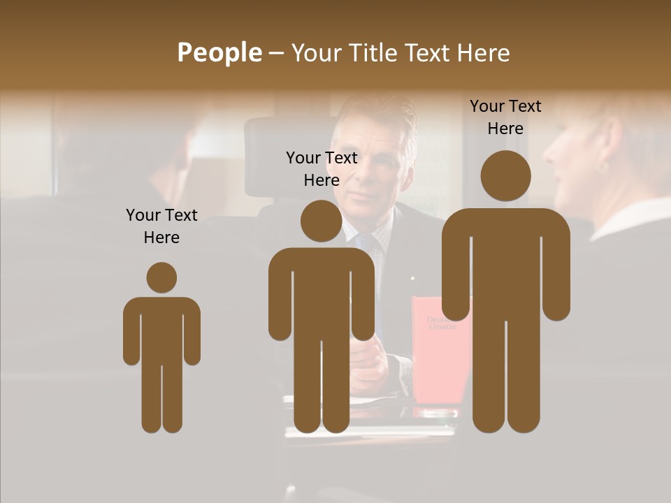 Suit Mature Law Firm PowerPoint Template