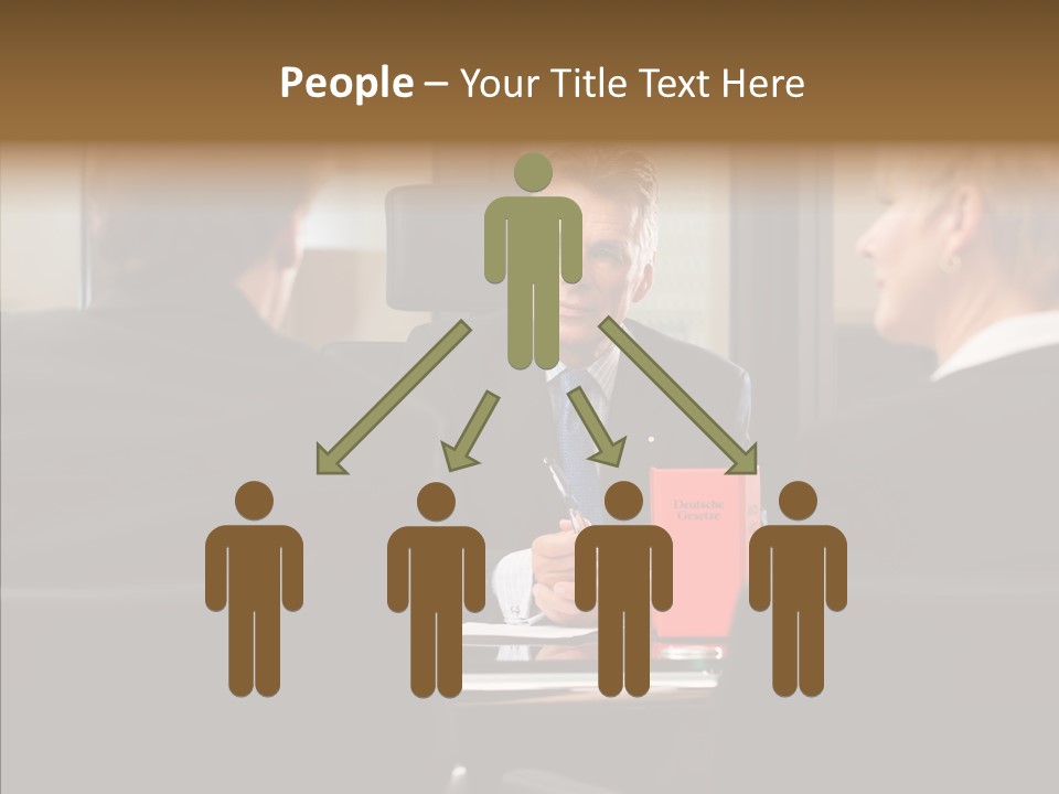 Suit Mature Law Firm PowerPoint Template