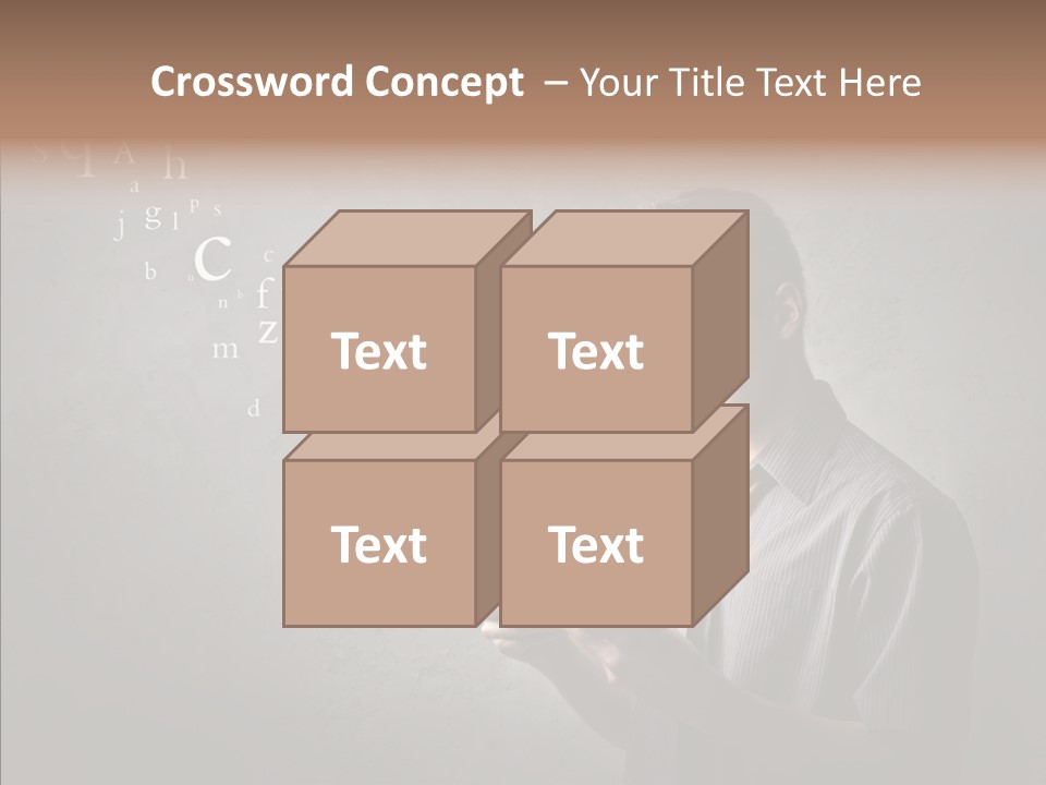 Guy Education Fashion PowerPoint Template