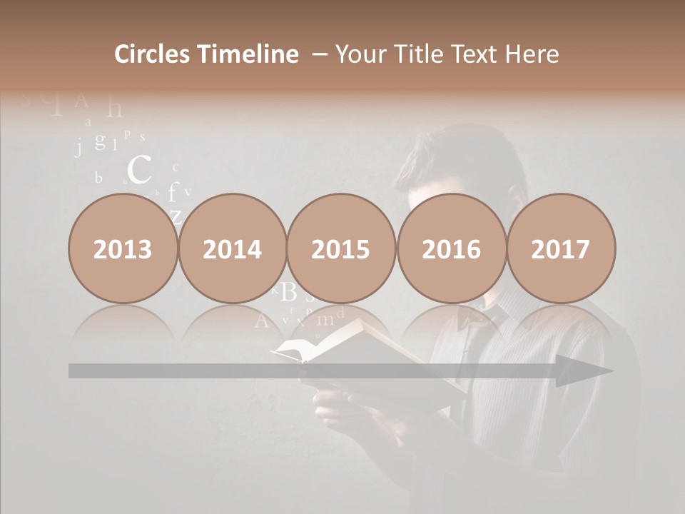 Guy Education Fashion PowerPoint Template