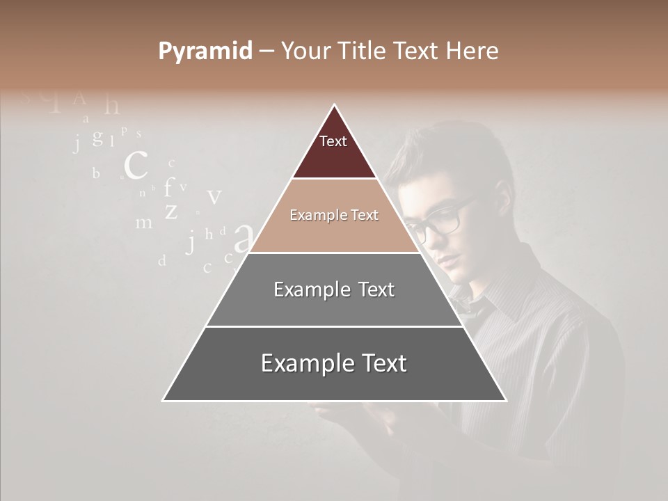 Guy Education Fashion PowerPoint Template