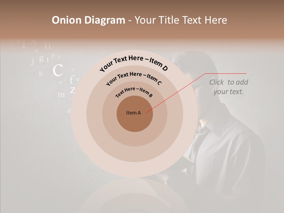 Guy Education Fashion PowerPoint Template