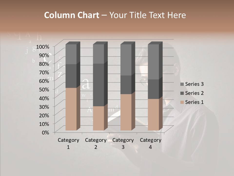 Guy Education Fashion PowerPoint Template