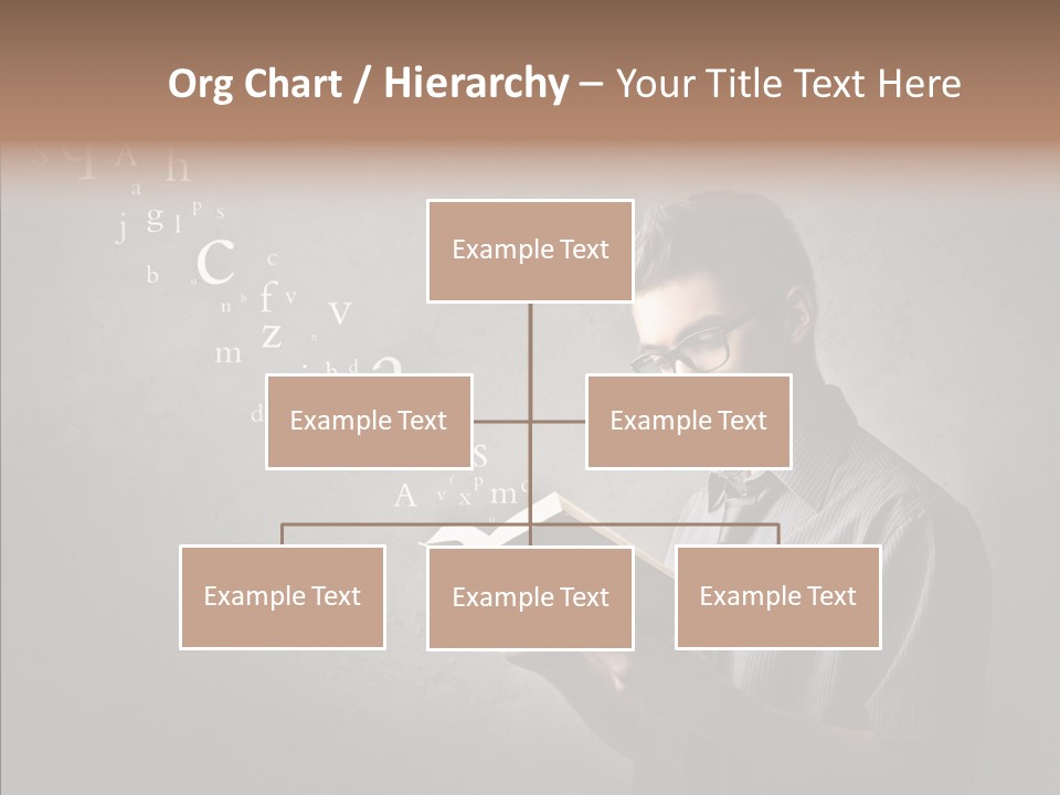 Guy Education Fashion PowerPoint Template