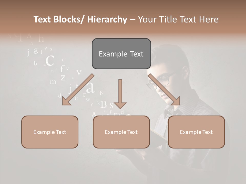 Guy Education Fashion PowerPoint Template