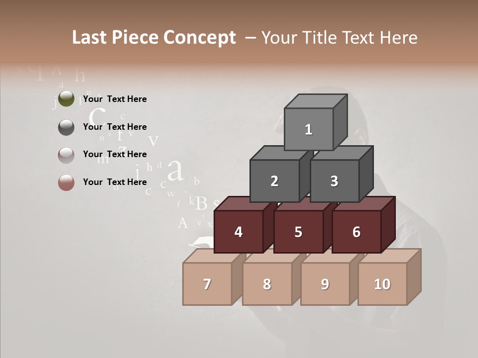 Guy Education Fashion PowerPoint Template