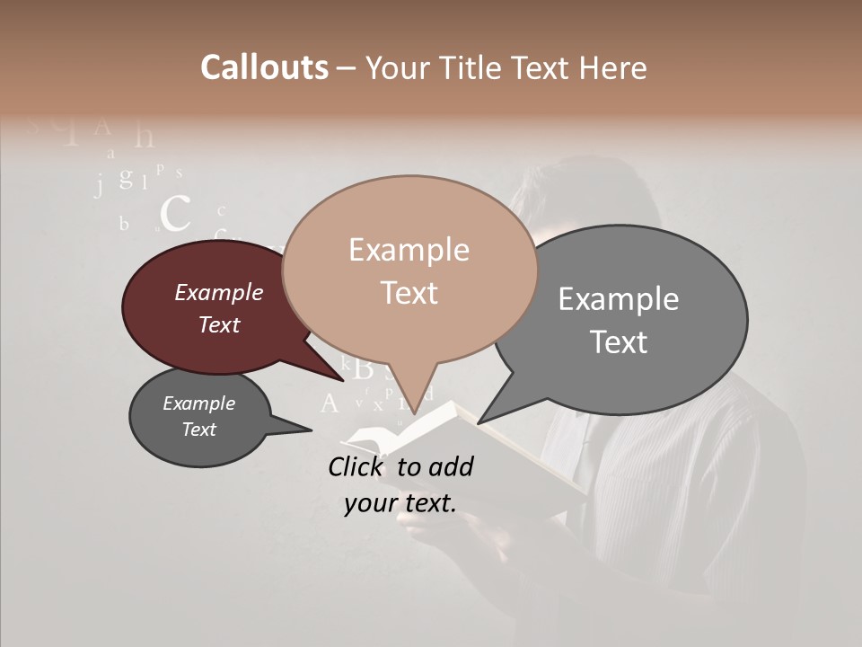 Guy Education Fashion PowerPoint Template