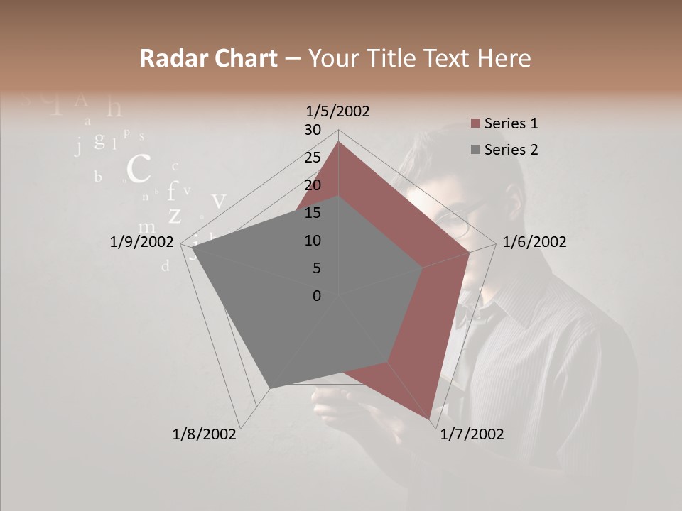 Guy Education Fashion PowerPoint Template