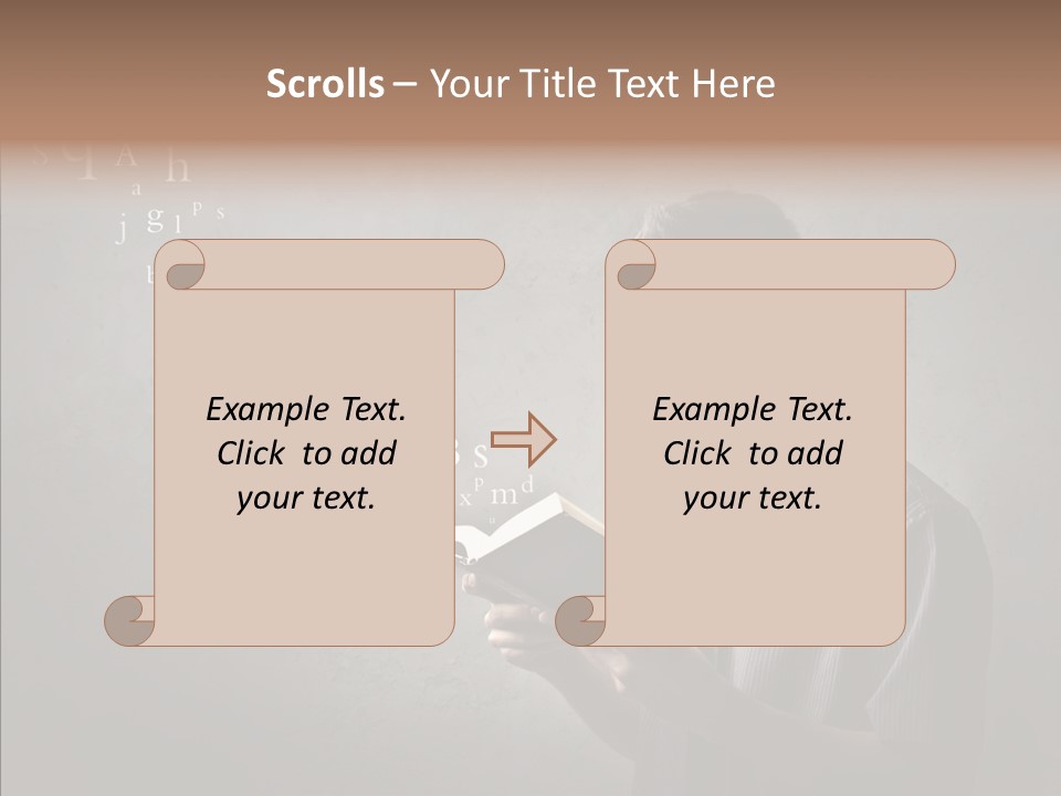 Guy Education Fashion PowerPoint Template