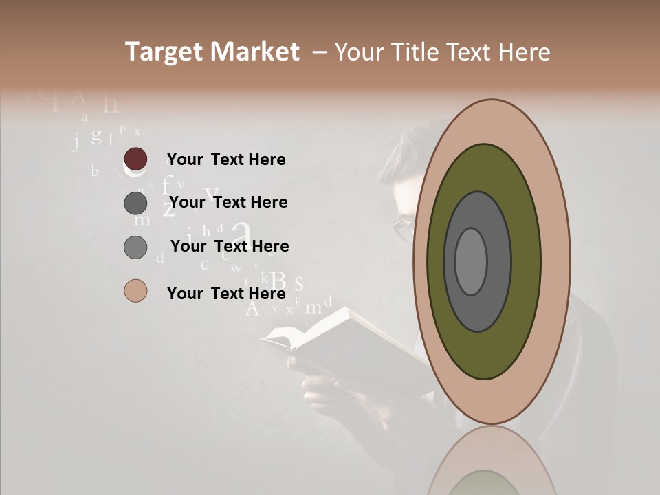 Guy Education Fashion PowerPoint Template