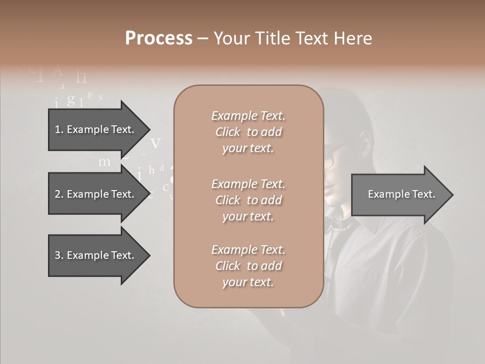 Guy Education Fashion PowerPoint Template