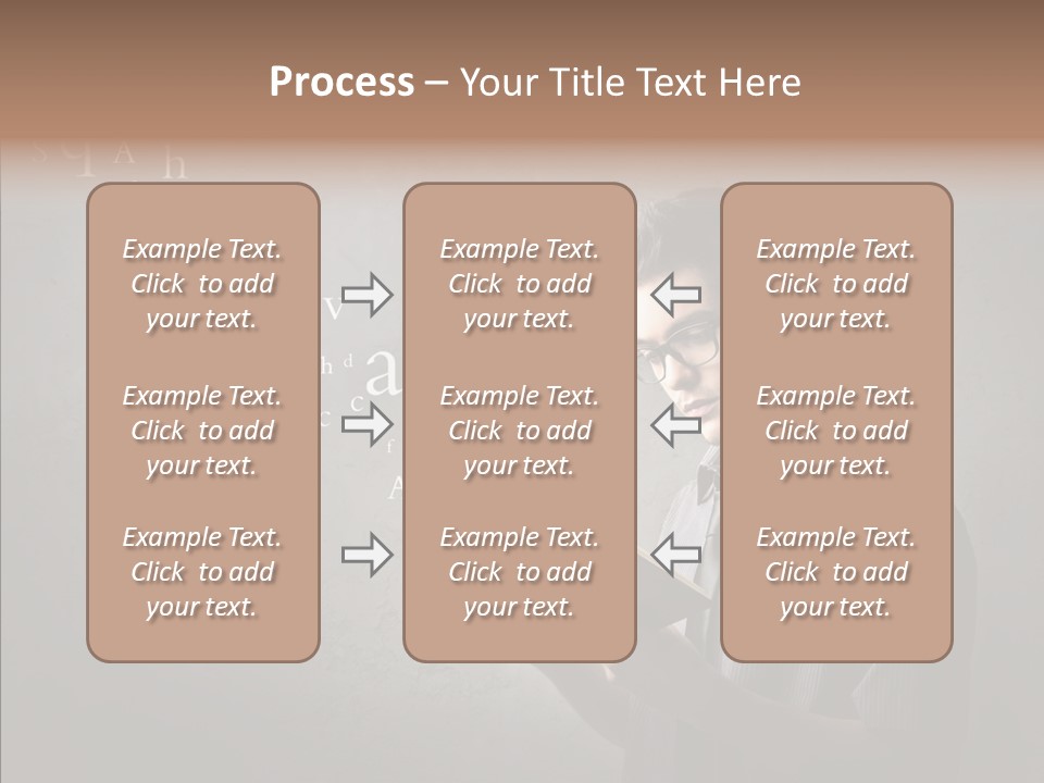 Guy Education Fashion PowerPoint Template