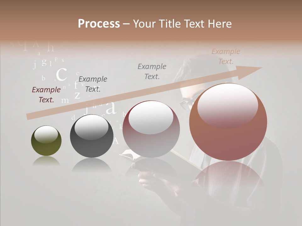 Guy Education Fashion PowerPoint Template