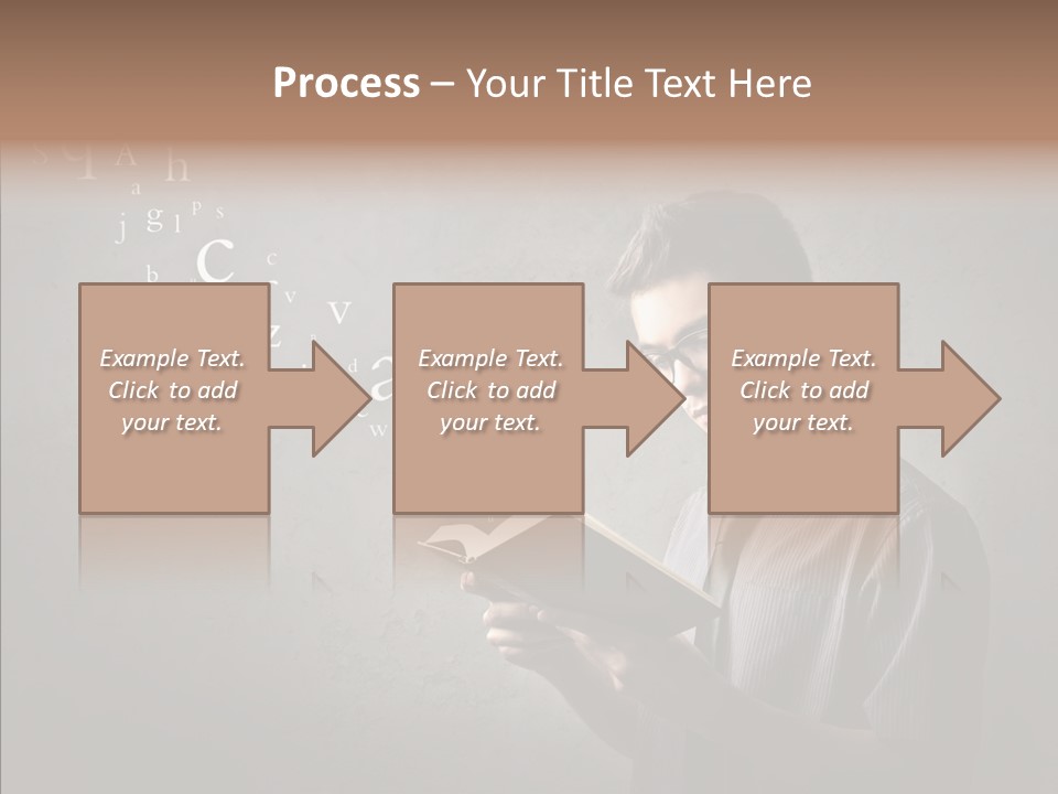 Guy Education Fashion PowerPoint Template