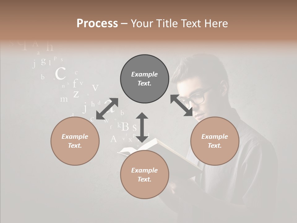 Guy Education Fashion PowerPoint Template