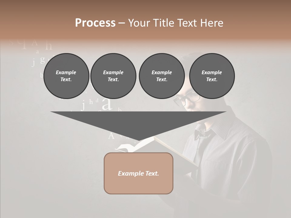 Guy Education Fashion PowerPoint Template