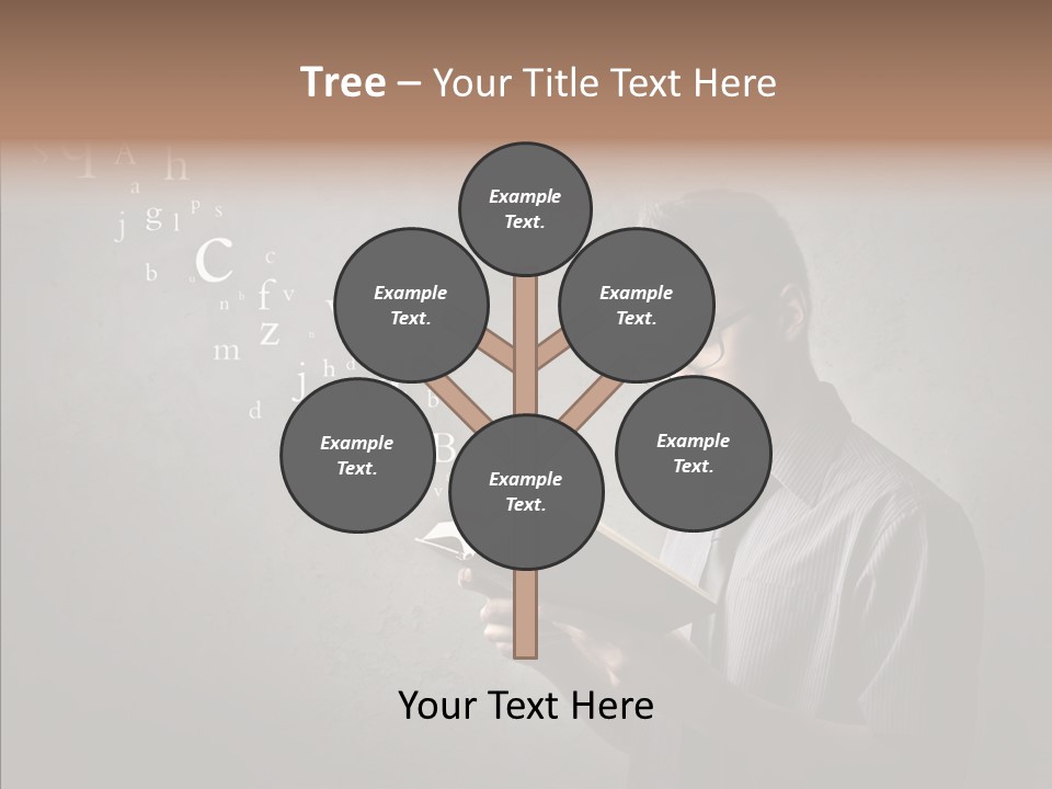 Guy Education Fashion PowerPoint Template