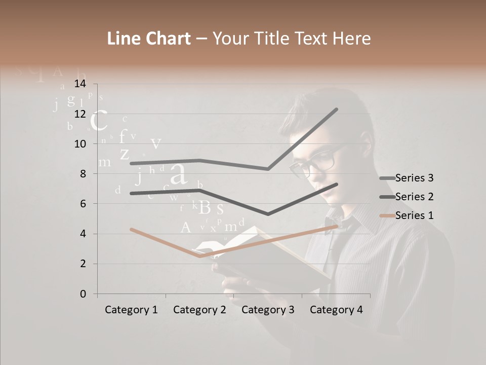 Guy Education Fashion PowerPoint Template