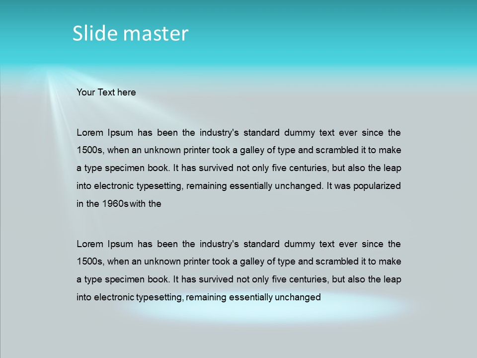 Disco Illumination Stage PowerPoint Template