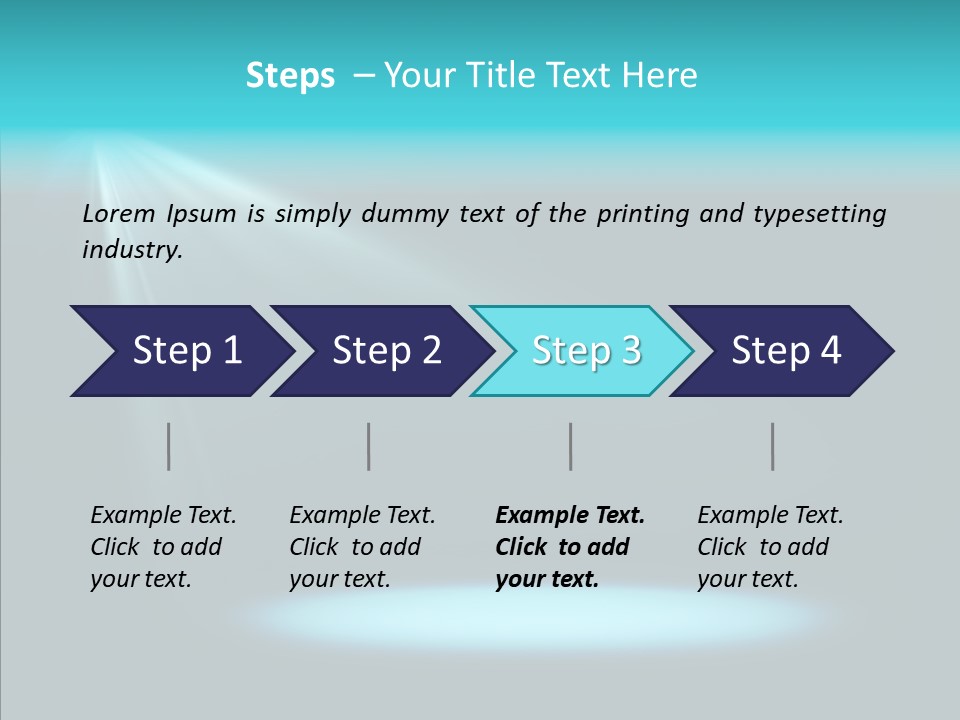 Disco Illumination Stage PowerPoint Template