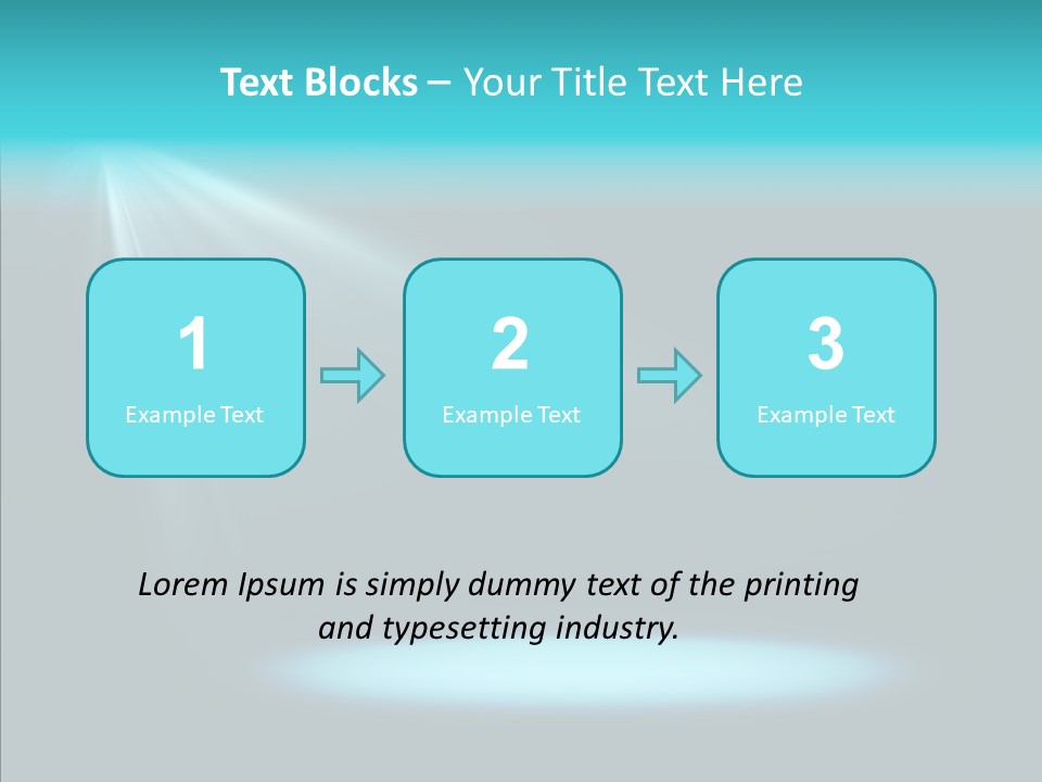 Disco Illumination Stage PowerPoint Template