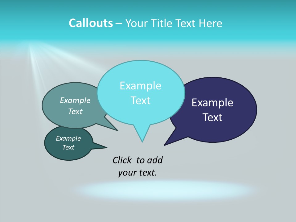 Disco Illumination Stage PowerPoint Template