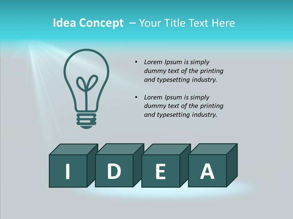 Disco Illumination Stage PowerPoint Template