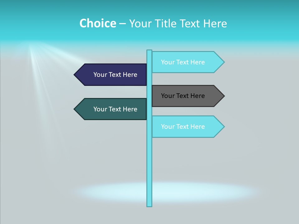 Disco Illumination Stage PowerPoint Template